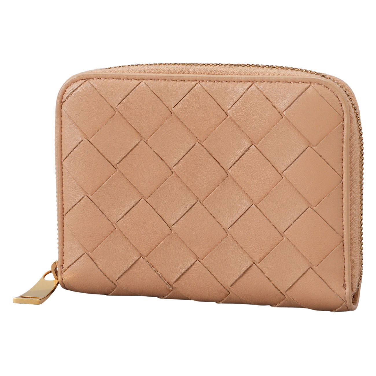 BOTTEGA VENETA(USED)보테가베네타 인트레치아토 지퍼 반지갑